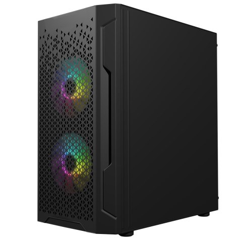 LOGIC ARAMIS ARGB MINI USB 3.0 CZARNA OBUDOWA KOMPUTEROWA BEZ ZASILACZA LOGIC CONCEPT