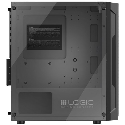 LOGIC ARAMIS ARGB MINI USB 3.0 CZARNA OBUDOWA KOMPUTEROWA BEZ ZASILACZA LOGIC CONCEPT