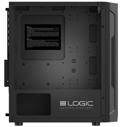 LOGIC ARAMIS ARGB MINI USB 3.0 CZARNA OBUDOWA KOMPUTEROWA BEZ ZASILACZA LOGIC CONCEPT