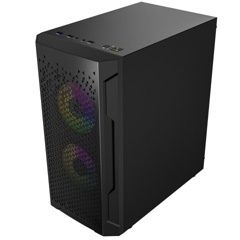 LOGIC ARAMIS ARGB MINI USB 3.0 CZARNA OBUDOWA KOMPUTEROWA BEZ ZASILACZA LOGIC CONCEPT