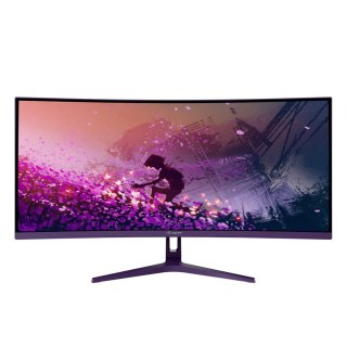 AROZZI Arozzi Nova 34" Curved monitor komputerowy 86,4 cm (34") 3440 x 1440 px 4K Ultra HD LED Fioletowy