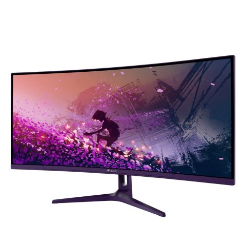 AROZZI Arozzi Nova 34" Curved monitor komputerowy 86,4 cm (34") 3440 x 1440 px 4K Ultra HD LED Fioletowy