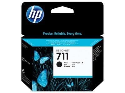 Hewlett-Packard Tusz HP czarny HP 711, HP711=CZ133A, 80 ml