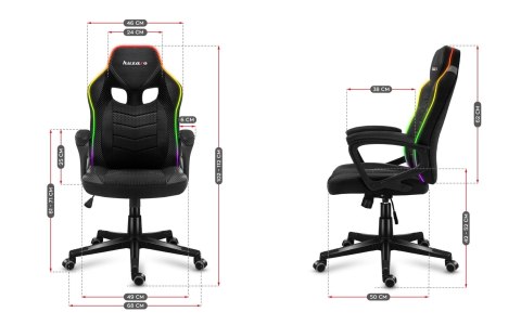 Huzaro FOTEL GAMINGOWY HUZARO FORCE 2.5 RGB MESH