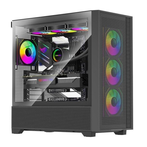 XILENCE Xilence Xilent Flux Midi Tower Czarny