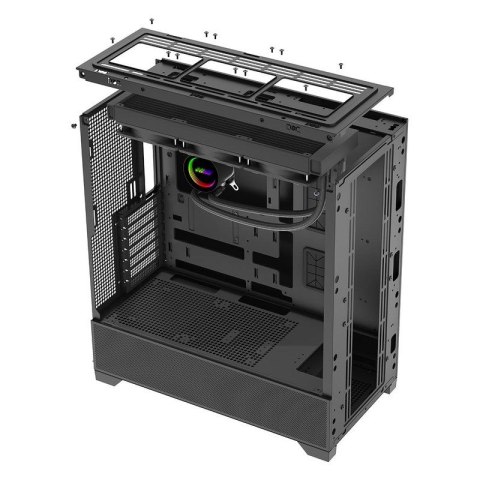 XILENCE Xilence Xilent Flux Midi Tower Czarny