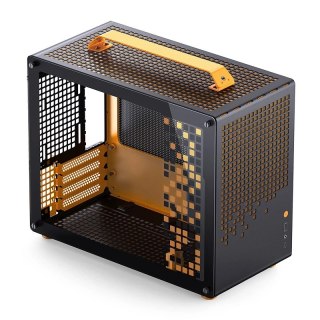 JONSPLUS Obudowa komputerowa JONSPLUS MATX Handle Case Z20 - Black-Orange