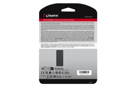 Kingston Dysk SSD Kingston A400 (480GB; 2.5"; SATA 3.0; SA400S37/480G)