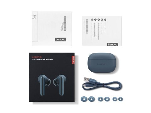 Lenovo Słuchawki bezprzewodowe dokanałowe Lenovo TWS Yoga PC Edition Tidal Teal
