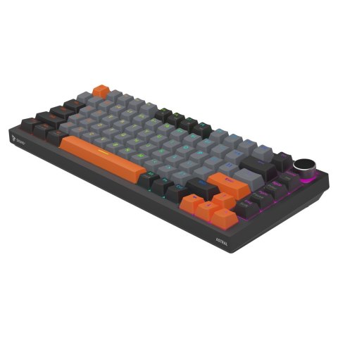 SAVIO SAVIO KLAWIATURA MAGNETYCZNA ASTRAL BLACK OUTEMU WHITE JADE RGB 3 KOLORY KEYCAPÓW