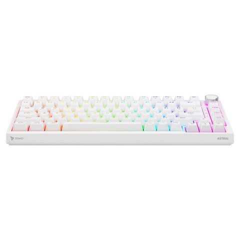 SAVIO SAVIO KLAWIATURA MECHANICZNA ASTRAL WHITE OUTEMU WHITE JADE RGB