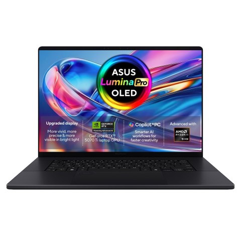 ASUS ASUS ProArt P16 H7606WR-SE058X Ryzen AI 9 HX 370 16.0"4K 120Hz 1600nits AR LBL 32GB LPDDR5X SSD1TB GeForce RTX 5070 Ti 12GB CamF