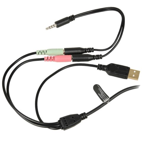 IBOX SŁUCHAWKI Z MIKROFONEM I-BOX X3 GAMING, LED
