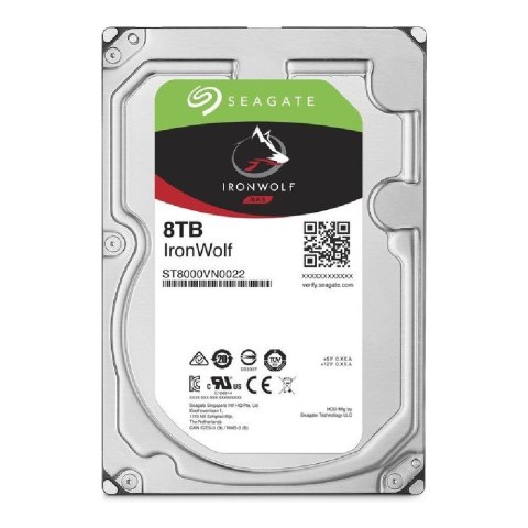Seagate Dysk SEAGATE ST8000VN0022 IronWolf™ 8TB 7200 256MB SATA III NAS