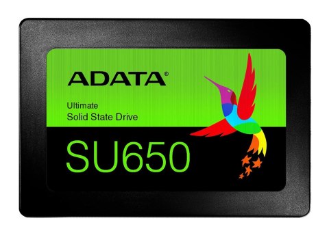 ADATA Dysk SSD ADATA Ultimate SU650 ASU650SS-480GT-R (480 GB ; 2.5"; SATA III)