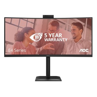 AOC Monitor AOC 86,3 cm (34") CU34E4CW 21:09 2xHDMI+DP+USB-C+Webcam Curv.