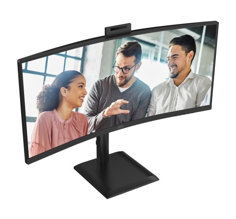 AOC Monitor AOC 86,3 cm (34") CU34E4CW 21:09 2xHDMI+DP+USB-C+Webcam Curv.