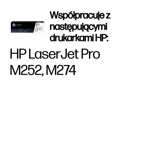 Hewlett-Packard HP 201A oryginalny wkład laserowy, błękitny