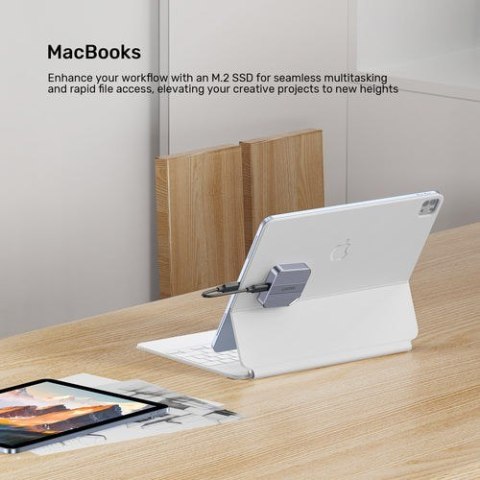 UNITEK Obudowa dysku Unitek magnetyczna SolidForce Reefer USB-C do M.2 SSD (NVMe/SATA)