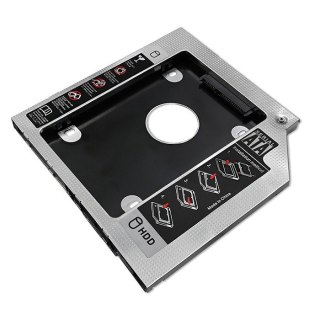 Qoltec Kieszeń na drugi dysk | 2.5 HDD | 9,5mm