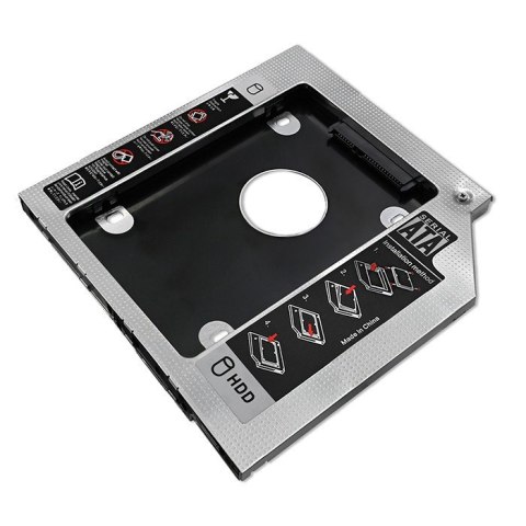 Qoltec Kieszeń na drugi dysk | 2.5 HDD | 9,5mm