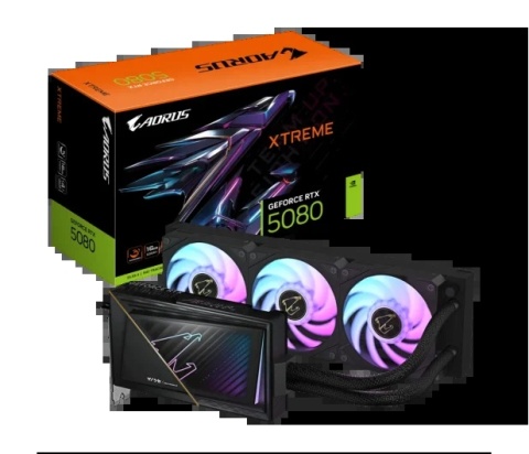 AORUS RTX 5080 XTREME WATERFORCE 16G 256BIT (OUTLET)