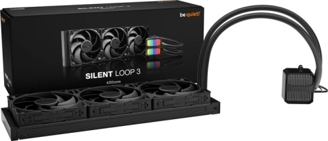 Chłodzenie wodne be quiet! Silent Loop 3 BW026 ARGB 420mm czarne