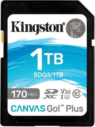 KINGSTON SDXC Canvas Go Plus 1TB C10 UHS-I U3 V30