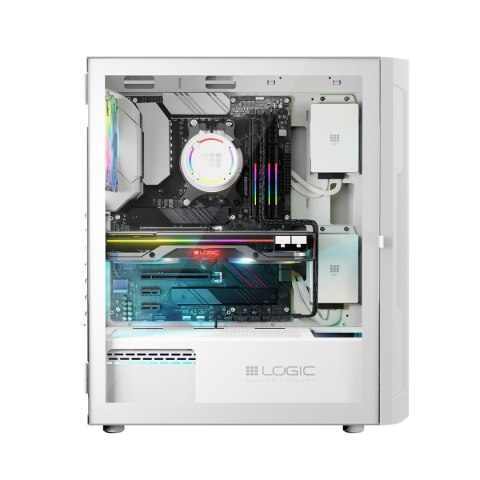 LOGIC ARAMIS ARGB MIDI USB 3.0 BIAŁA OBUDOWA KOMPUTEROWA LOGIC CONCEPT