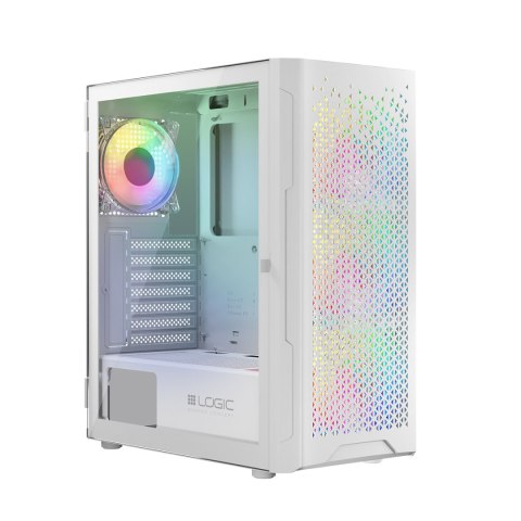 LOGIC ARAMIS ARGB MIDI USB 3.0 BIAŁA OBUDOWA KOMPUTEROWA LOGIC CONCEPT