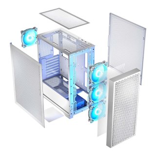 LOGIC DART PRO ARGB MIDI USB 3.0x2 USB-Cx1 BIAŁA OBUDOWA KOMPUTEROWA LOGIC CONCEPT