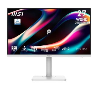 MSI Monitor PRO MAX 271QPHW E14 27 cali/LED/WQHD/FLAT/144Hz/Biały