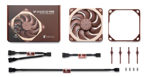 Noctua Noctua NF-A12x25 G2 PWM Obudowa komputera Wentylator 12 cm Beżowy 1 szt.