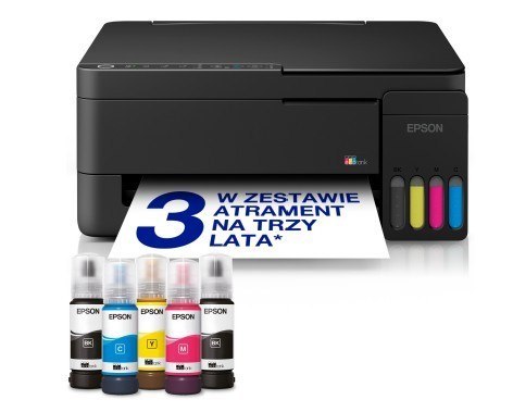 Epson Urządzenie wielofunkcyjne MFP ITS EcoTank L3351 color/A4/33ppm/USB/WLAN/3pl/4.1kg/czarny