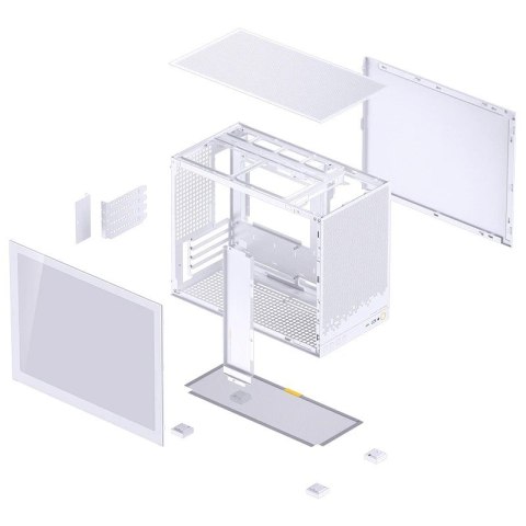 Jonsbo Obudowa PC Jonsbo D32 STD Biała Obudowa, Mini Obudowa, mATX, Szkło Hartowane - Białe