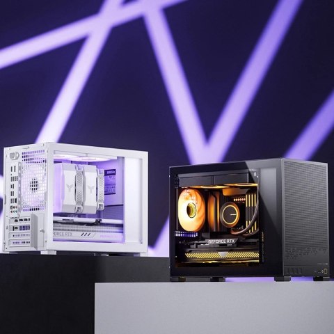 Jonsbo Obudowa PC Jonsbo D32 STD Biała Obudowa, Mini Obudowa, mATX, Szkło Hartowane - Białe
