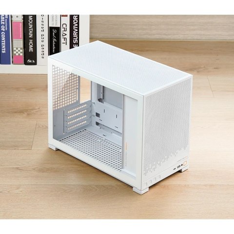 Jonsbo Obudowa PC Jonsbo D32 STD Biała Obudowa, Mini Obudowa, mATX, Szkło Hartowane - Białe
