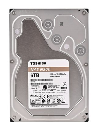 Toshiba Toshiba BULK N300 NAS Dysk twardy 6TB 512MB - Hdd - Serial ATA