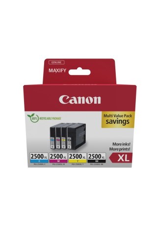 Canon Tusz Canon PGI-2500XL 4x C/M/Y/BK High Multi Pack