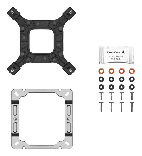 DEEPCOOL DeepCool AK500S Digital SE WH Procesor Chłodnica powietrza 12 cm Biały 1 szt.