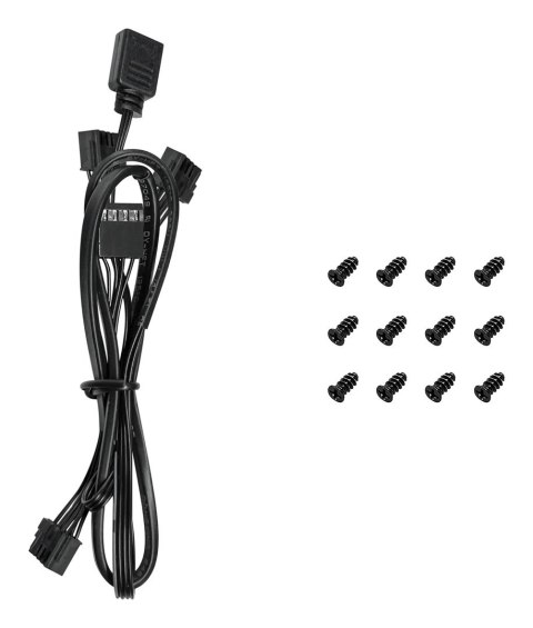DEEPCOOL DeepCool FL12-3 in 1 Obudowa komputera Wentylator 12 cm Czarny 3 szt.