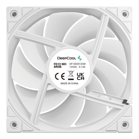 DEEPCOOL Wentylator Deepcool R-FD12-BKAPN3-G ARGB-3 IN 1 Performance 120mm Fan White 3-Pack