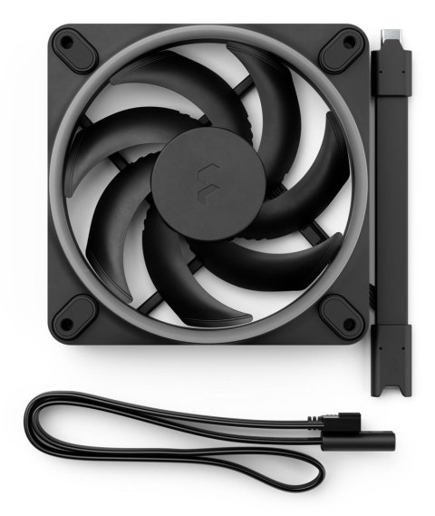 FRACTAL DESIGN Fractal Design Momentum 12 RGB Obudowa komputera Wentylator 12 cm Czarny 3 szt.