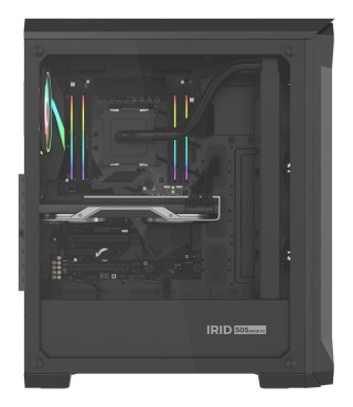 GENESIS Obudowa NATEC Genesis Irid 505 ARGB NPC-1518 (ATX. Micro ATX. Mini ITX; kolor czarny)