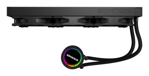 GENESIS Obudowa komputera GENESIS NLG-2320 system chłodzenia Czarny
