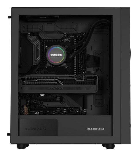 GENESIS Obudowa komputera GENESIS NLG-2320 system chłodzenia Czarny