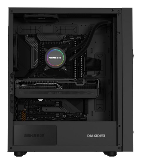 GENESIS Obudowa komputera GENESIS NLG-2320 system chłodzenia Czarny