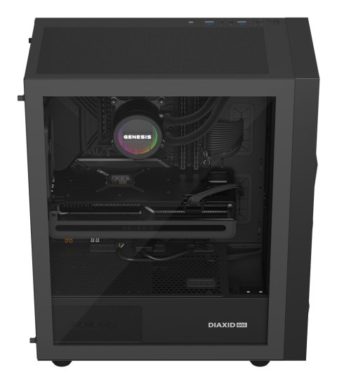 GENESIS Obudowa komputera GENESIS NLG-2320 system chłodzenia Czarny