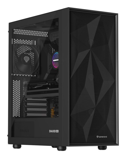 GENESIS Obudowa komputera GENESIS NLG-2320 system chłodzenia Czarny