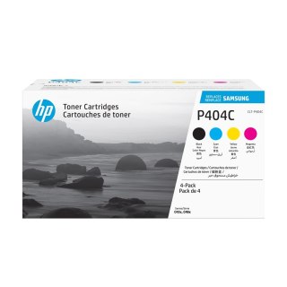 Hewlett-Packard Samsung Zestaw 4 wkładów z tonerem CLT-P404C - czarny/błękitny/purpurowy/żółty